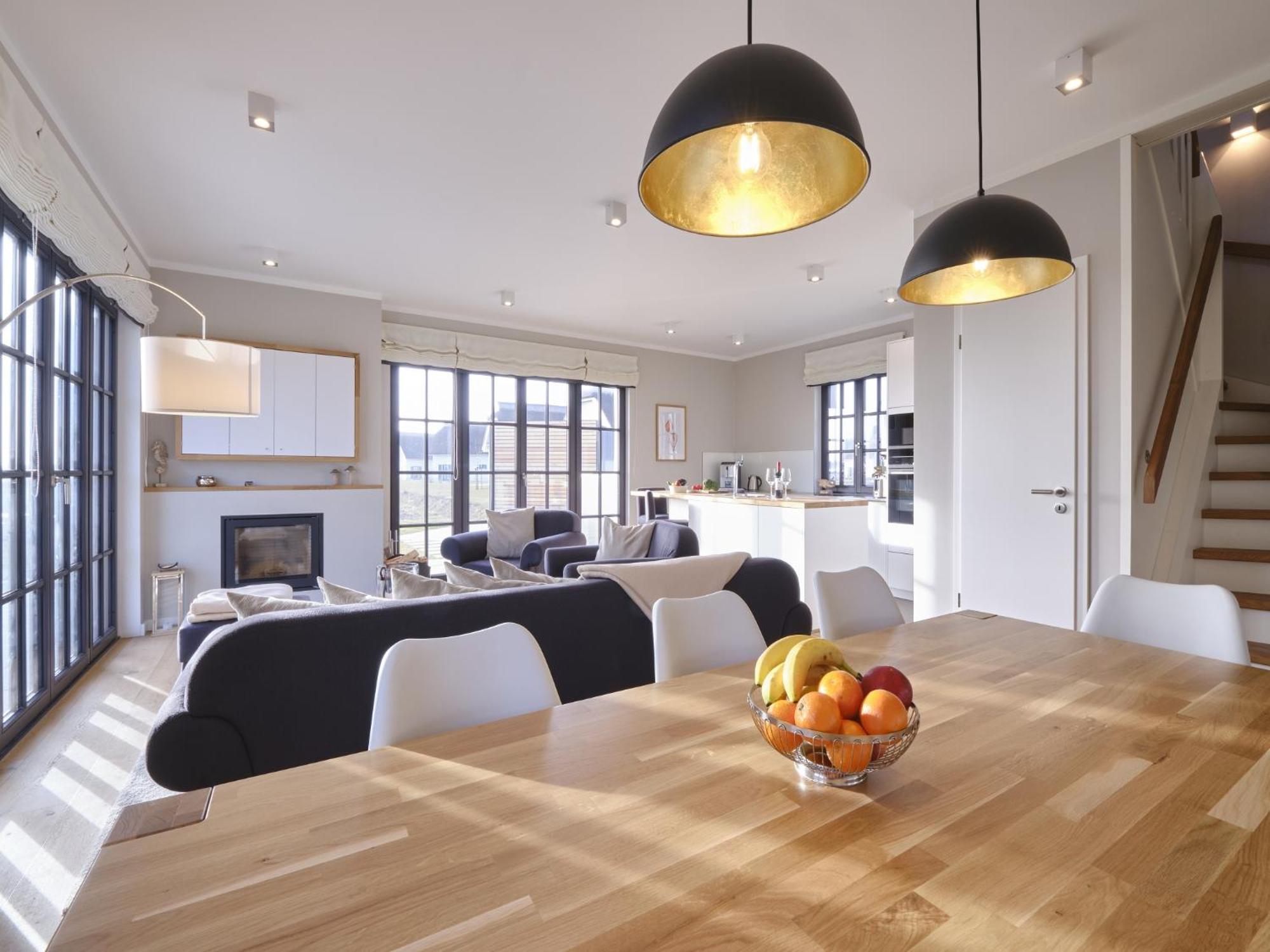 Reetland Am Meer - Luxusplus Reetdachvilla Mit 4 Schlafzimmern, Aussensauna, Loungebereich Und Kamin G07 Dranske Kültér fotó